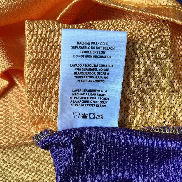 Rare Vintage Reebok NBA Los Angeles LA Lakers Devean George Basketball Jersey XL - Picture 5 of 9
